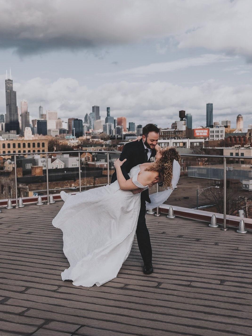 Elevating Love: A Stunning Chicago Wedding Day Tale